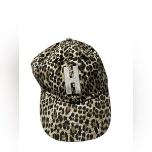 Rey to z Leopard Print Kids Cap with white Letter
